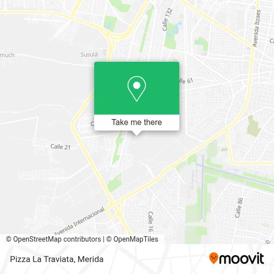 Pizza La Traviata map