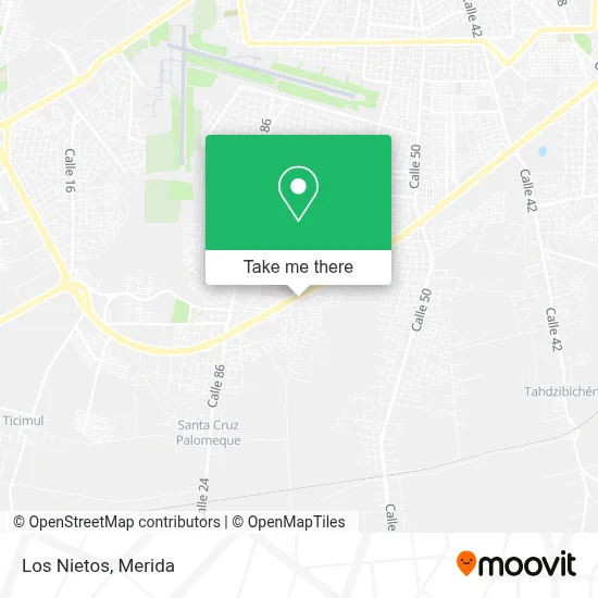 Los Nietos map