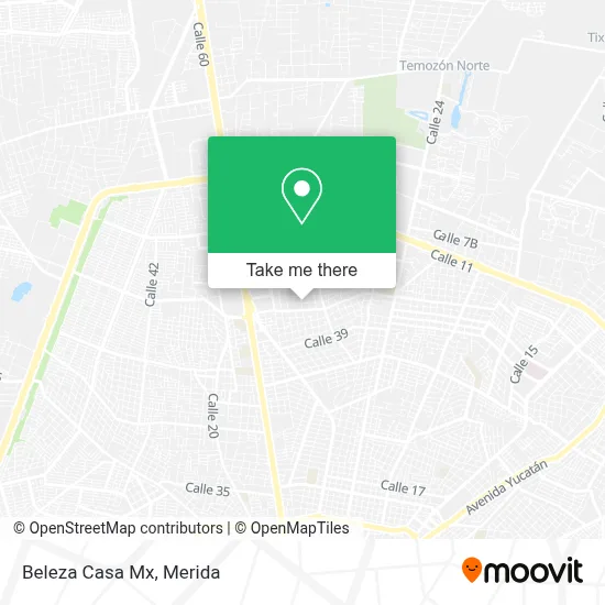 Beleza Casa Mx map