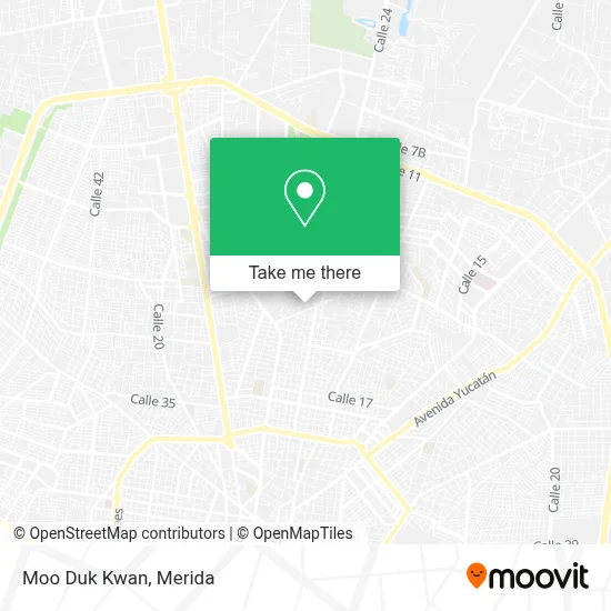 Moo Duk Kwan map