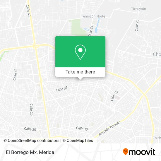 El Borrego Mx map