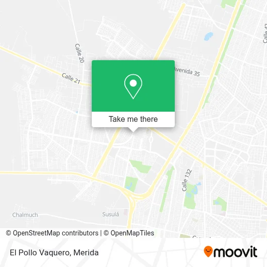 El Pollo Vaquero map
