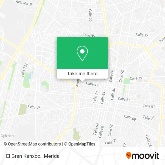 El Gran Kanxoc. map