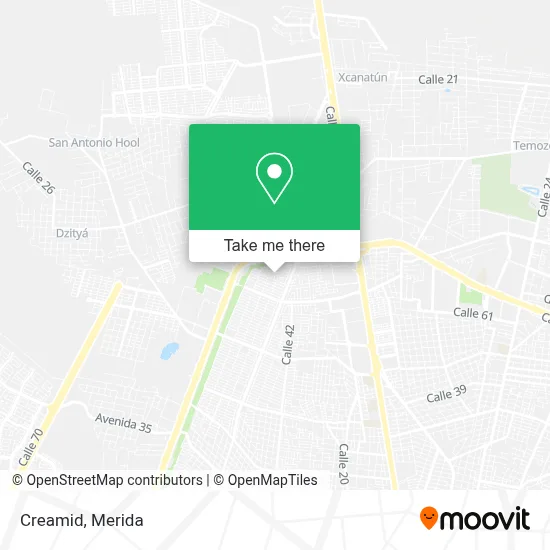 Creamid map
