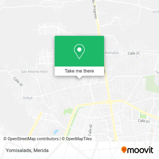 Yomisalads map