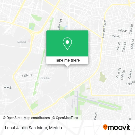 Local Jardín San Isidro map