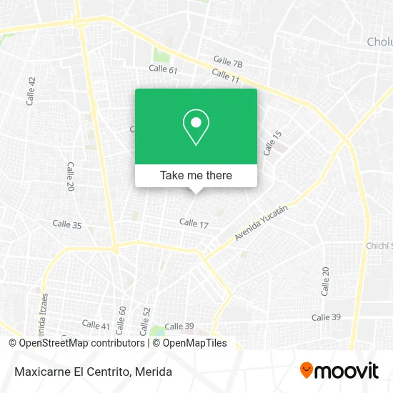 Maxicarne El Centrito map