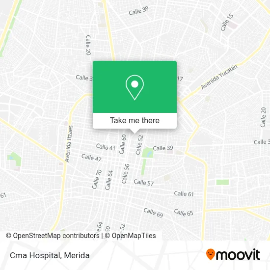 Cma Hospital map