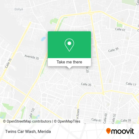 Twins Car Wash map