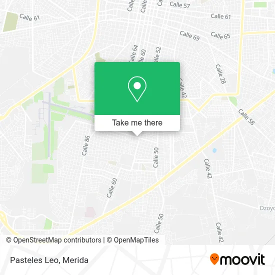 Pasteles Leo map