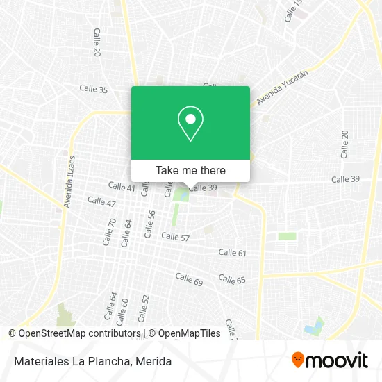 Materiales La Plancha map