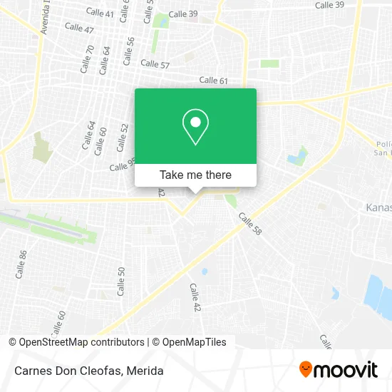 Carnes Don Cleofas map