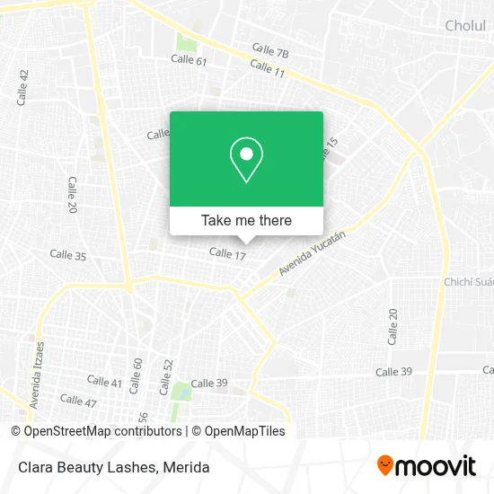 Clara Beauty Lashes map