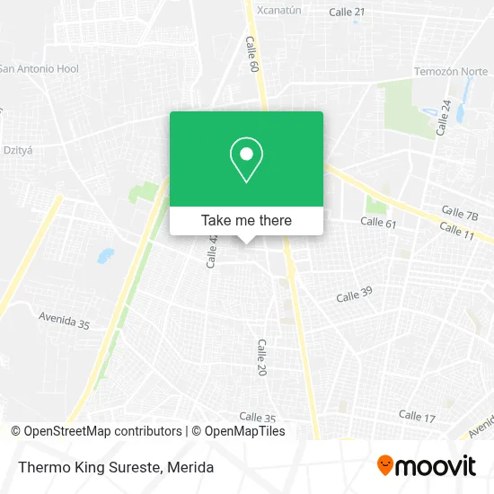 Thermo King Sureste map