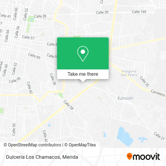 Dulcería Los Chamacos map