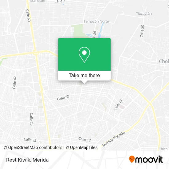 Rest Kiwik map