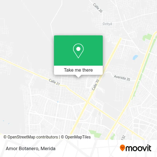 Amor Botanero map