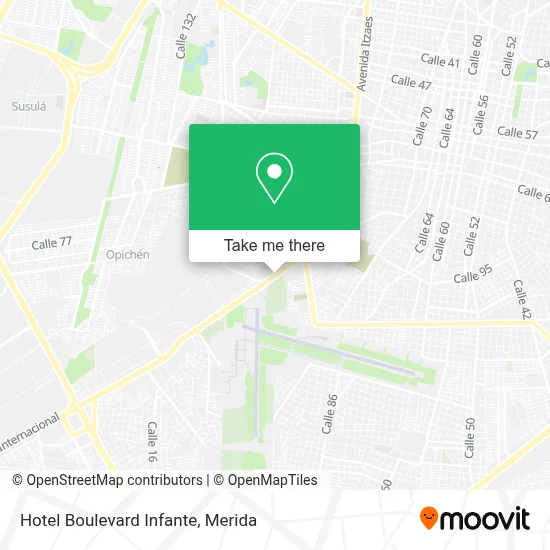 Hotel Boulevard Infante map