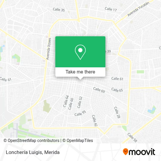 Lonchería Luigis map