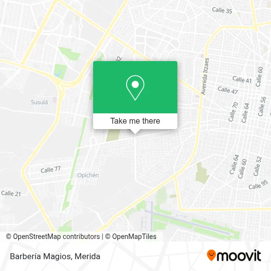 Barbería Magios map
