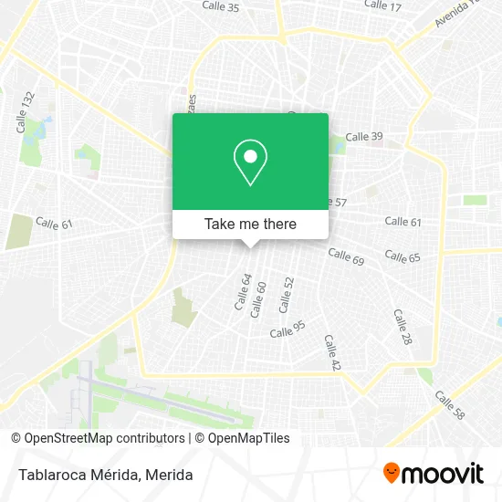 Tablaroca Mérida map