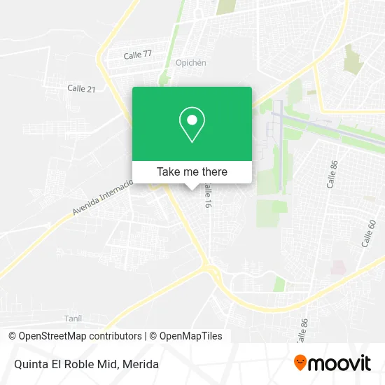 Quinta El Roble Mid map