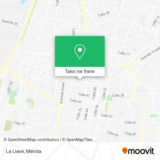 La Llave map