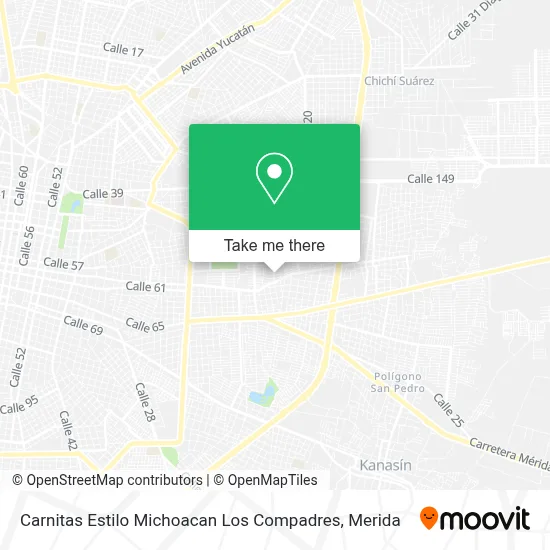 Carnitas Estilo Michoacan Los Compadres map