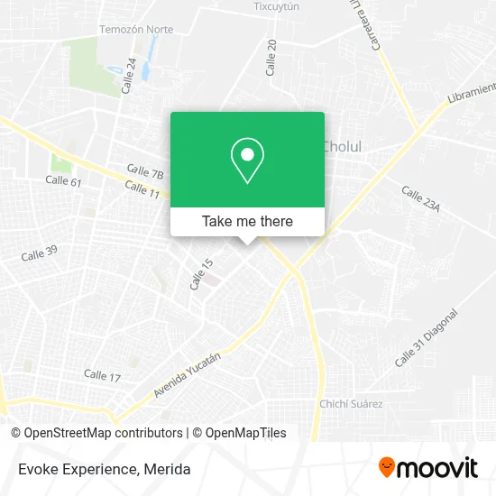 Evoke Experience map