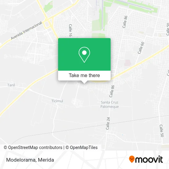 Modelorama map
