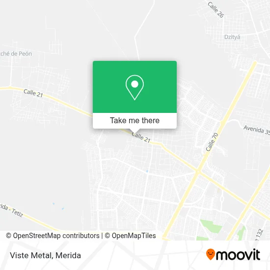 Viste Metal map