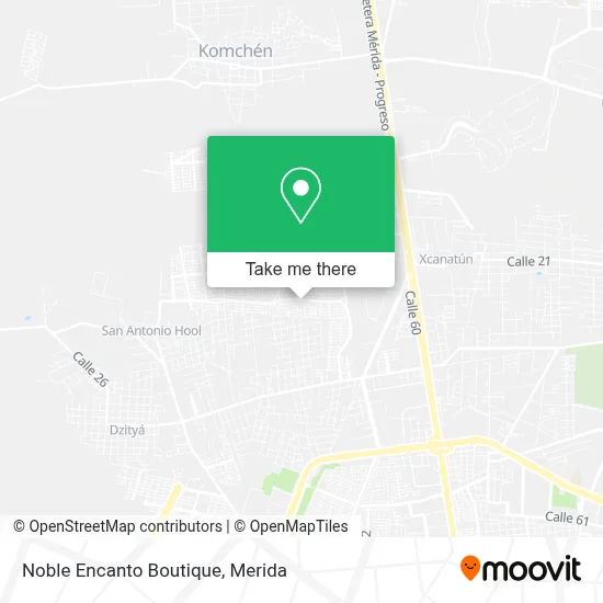 Noble Encanto Boutique map