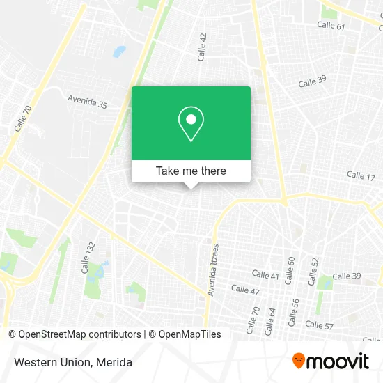Western Union map
