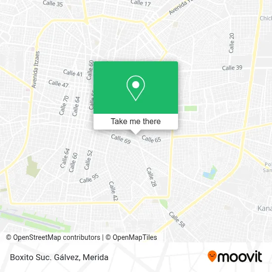 Boxito Suc. Gálvez map
