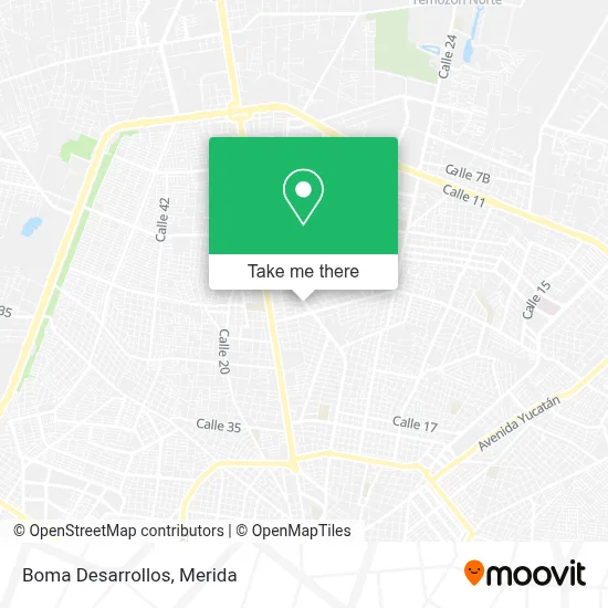 Boma Desarrollos map