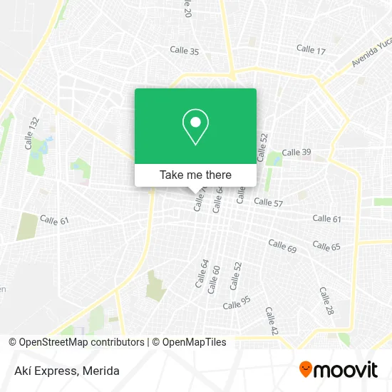 Akí Express map