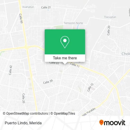 Puerto Lindo map