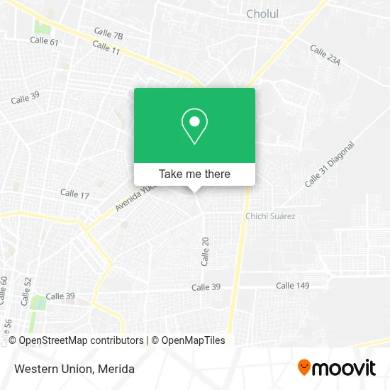 Western Union map