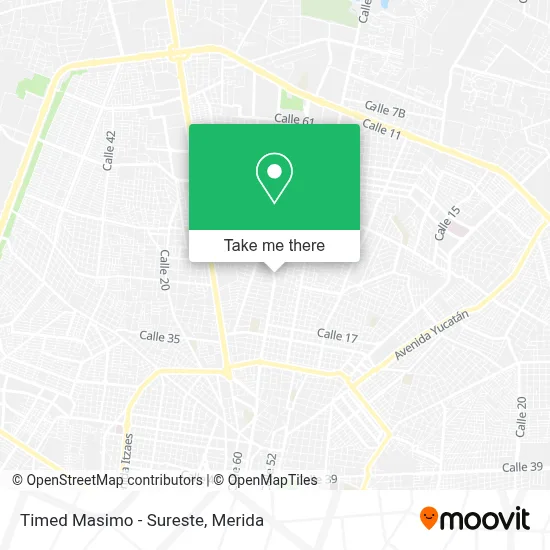 Timed Masimo - Sureste map