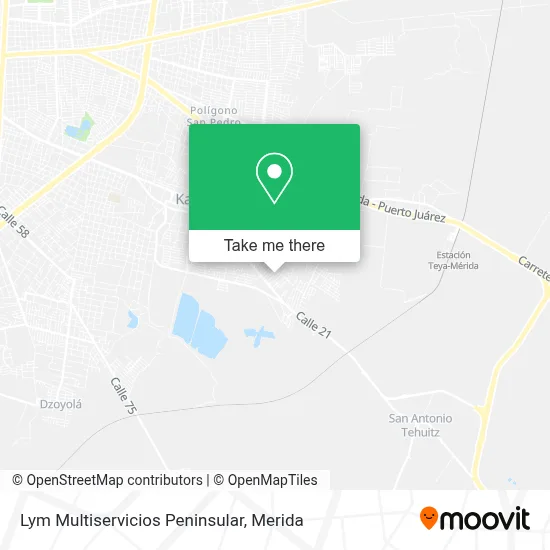 Lym Multiservicios Peninsular map