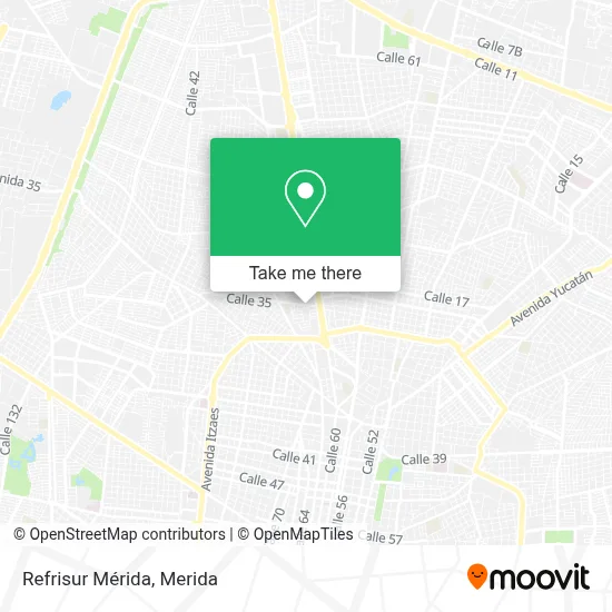 Refrisur Mérida map