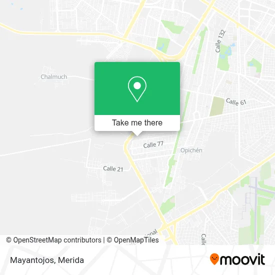 Mayantojos map