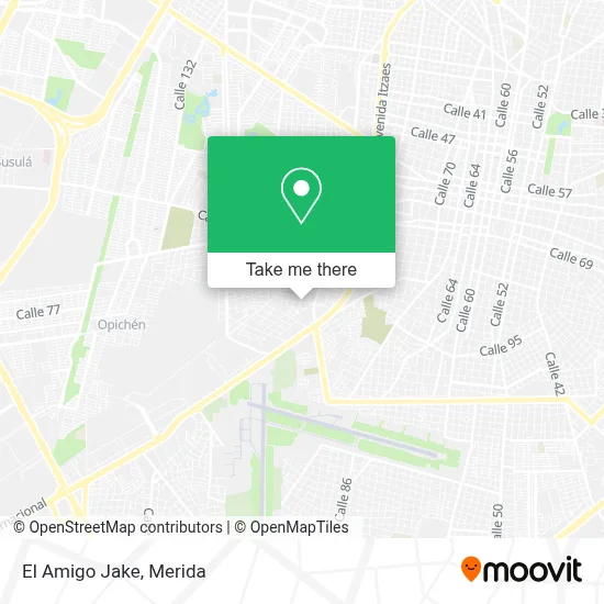 El Amigo Jake map