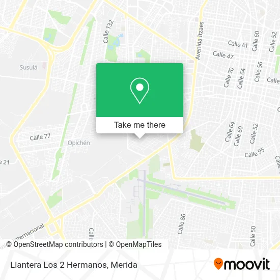 Llantera Los 2 Hermanos map
