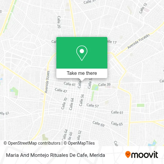 Maria And Montejo Rituales De Cafe map