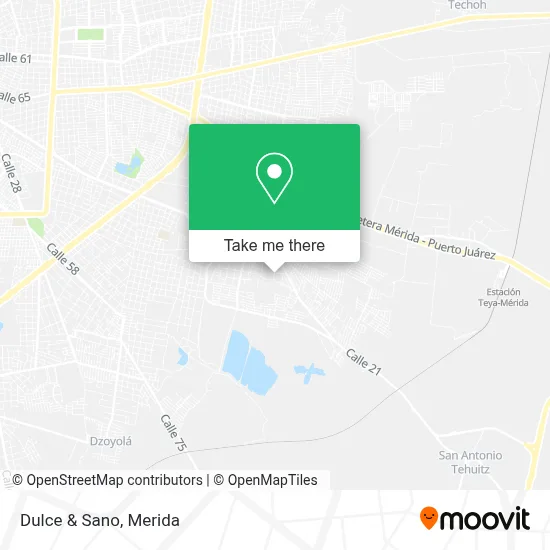 Dulce & Sano map