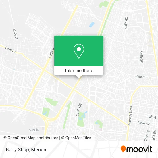 Body Shop map