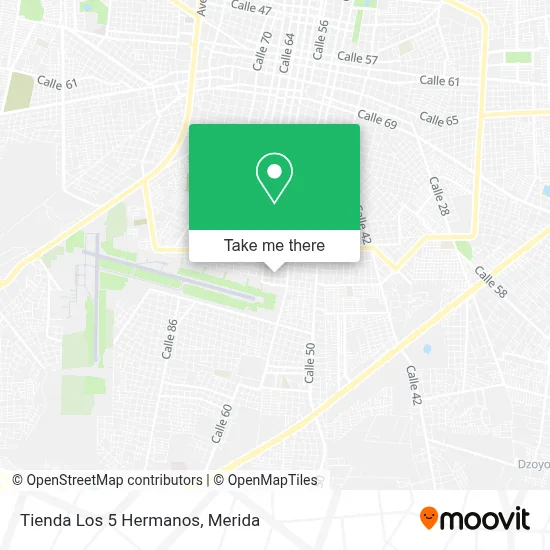 Tienda Los 5 Hermanos map