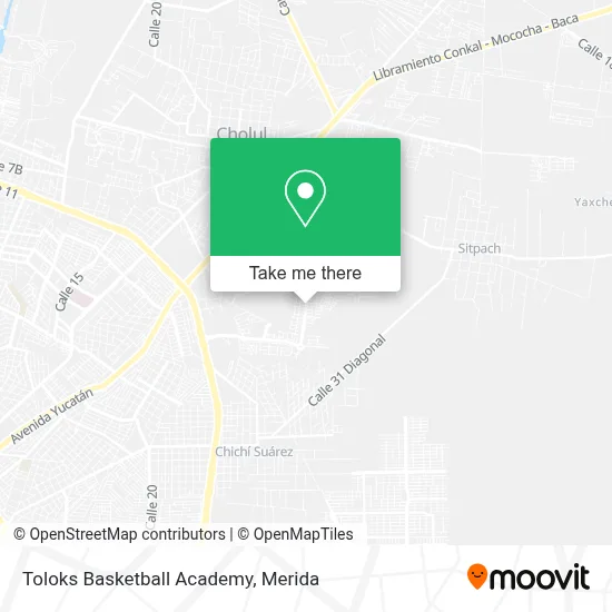 Toloks Basketball Academy map