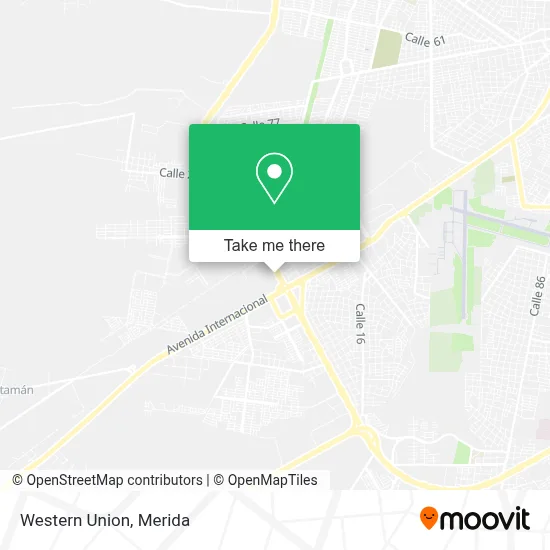 Western Union map